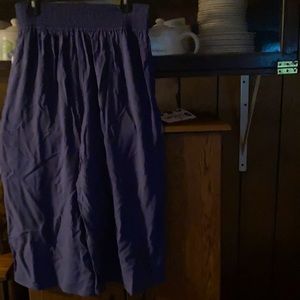 Elastic Waist cropped trousers